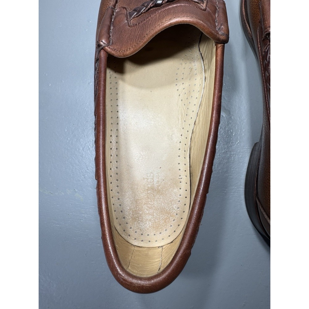 Allen Edmonds Tassel Loafers Carthage Size 11.5B Mens Brown Leather USA - Picture 9 of 11